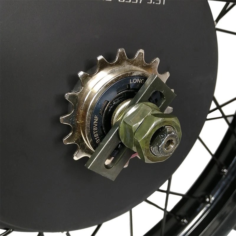 48V-72V 150A 5000W 17″ 19″ 21″Electric Motorcycle Rear Wheel Conversion Kit