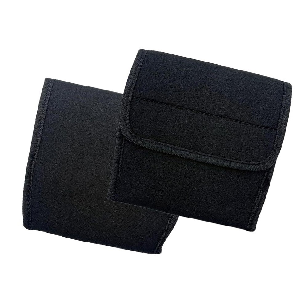 Black Pedal Covers for Bike Neoprene for 2 Pair 5.12 x 4.92 Inch Scratch