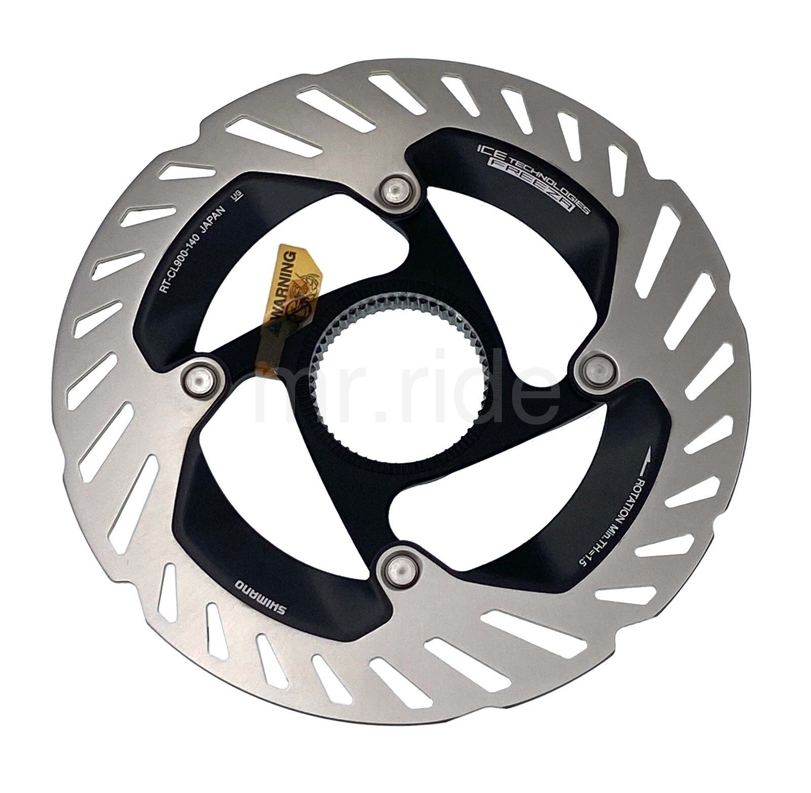 2x Shimano DURA-ACE RT-CL900 Center Lock Bike Disc Rotor 160+140mm,w/Lockring