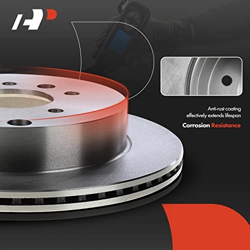 13 inch (330mm) Disc Brake Rotors Compatible with Select Infiniti Rear Vented