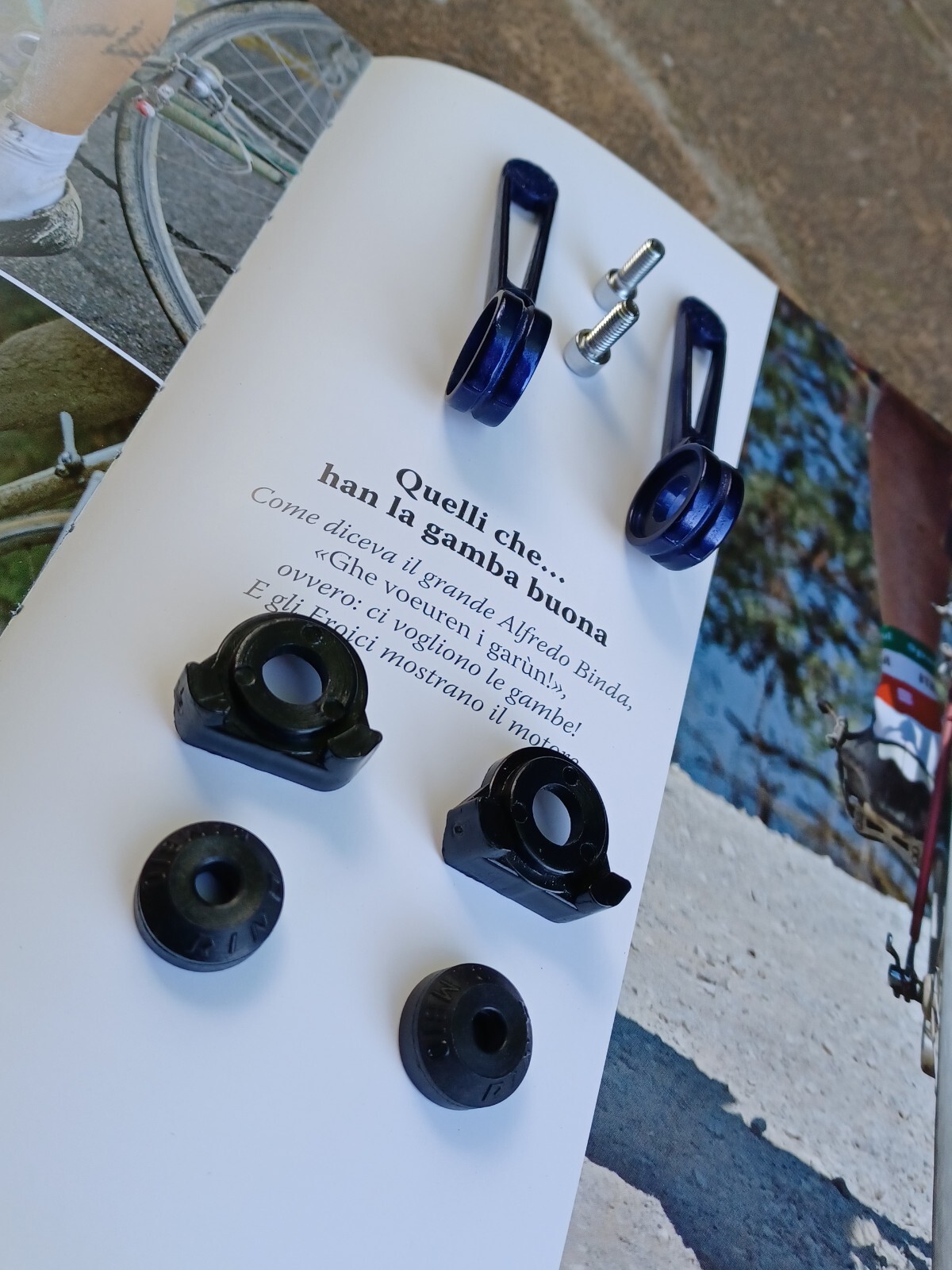 Nos L’Eroica Colnago Blue Anodized Shifters Shifters Shifters Shifters Shifte…