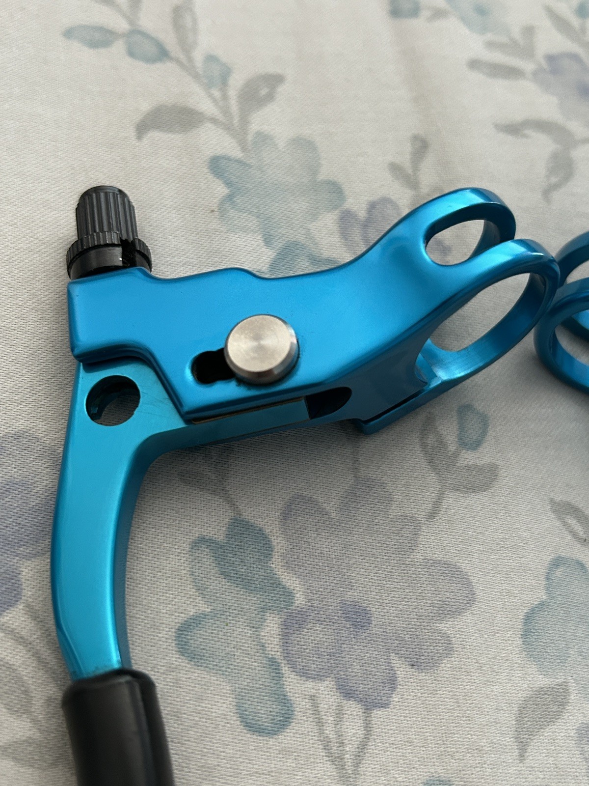 Grafton Re-Entry Canti Brake Levers Turquoise Blue Vintage 90s MTB CNC USA Kooka