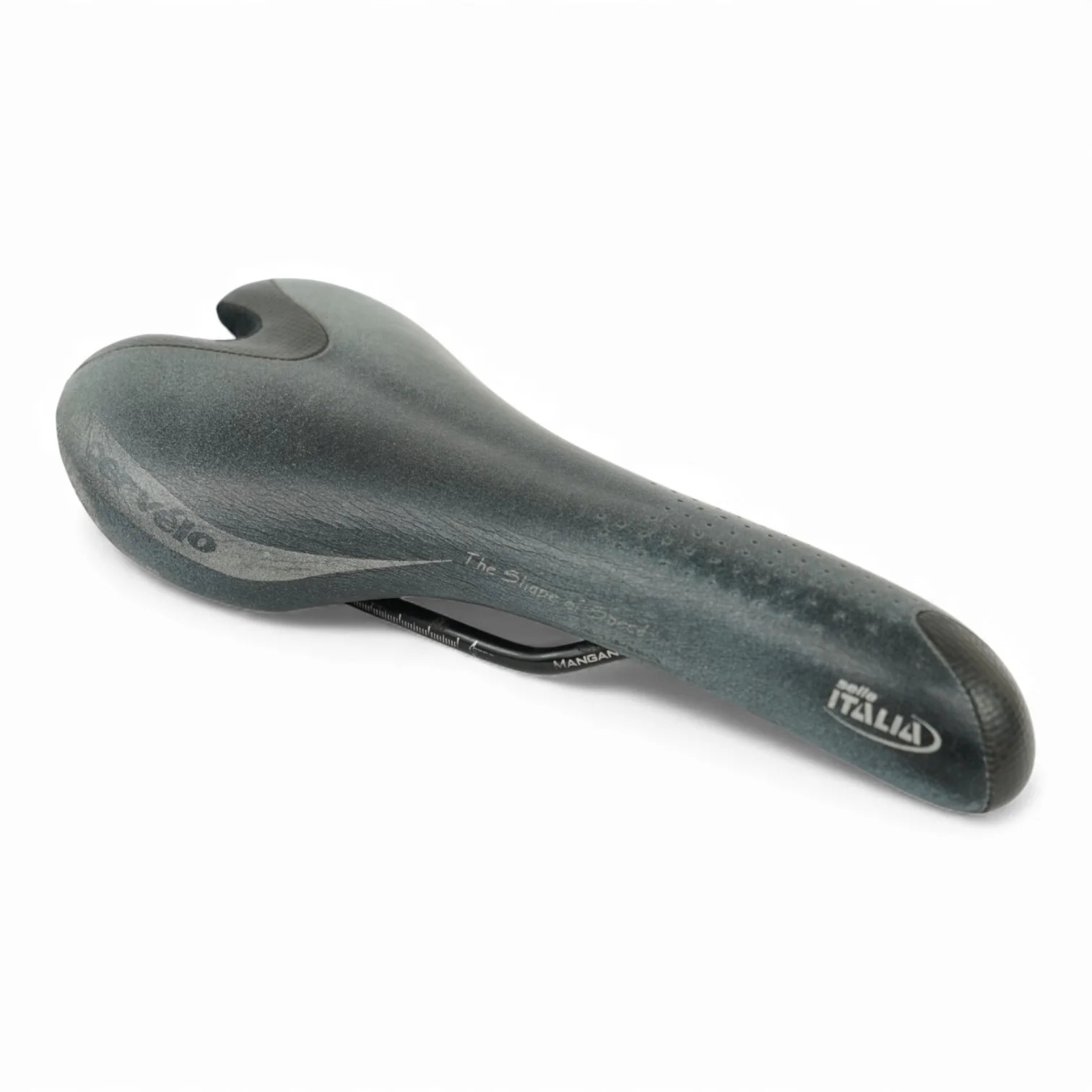 Selle Italia Cervelo Branded Saddle Leather Manganese Rails Triathlon Bike Seat