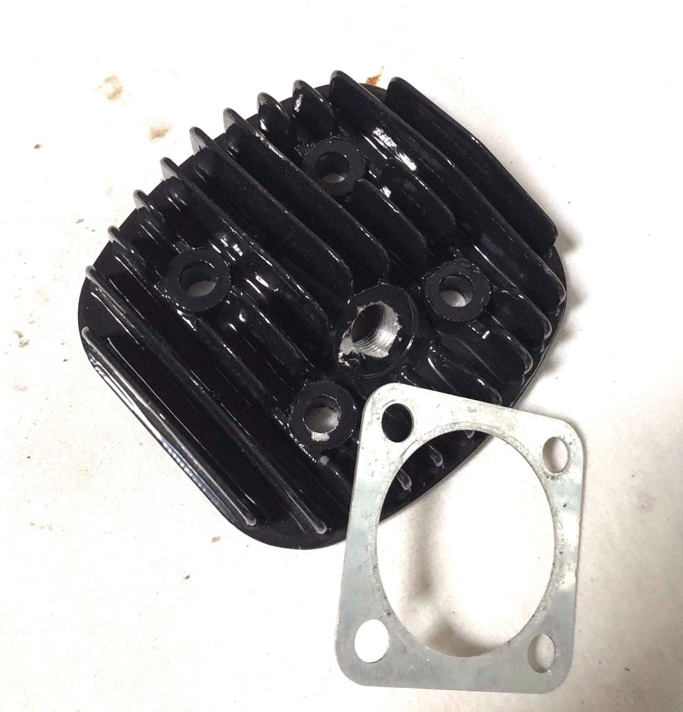 80cc Motorized bike ENGINE parts – slant head 8mm Black with head gasket 8mm