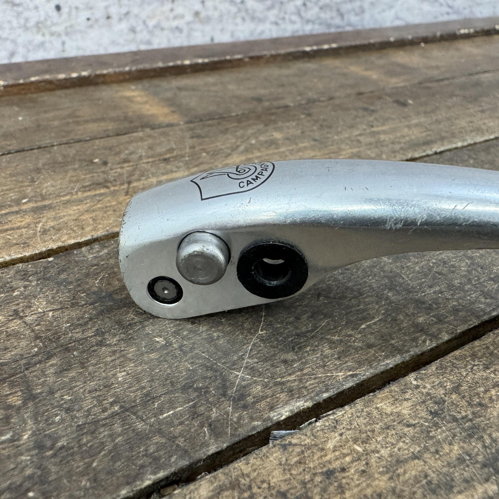 Vintage Campagnolo Brake Lever Blade Silver 4-Finger Drop Bar Road 23.8mm Handle