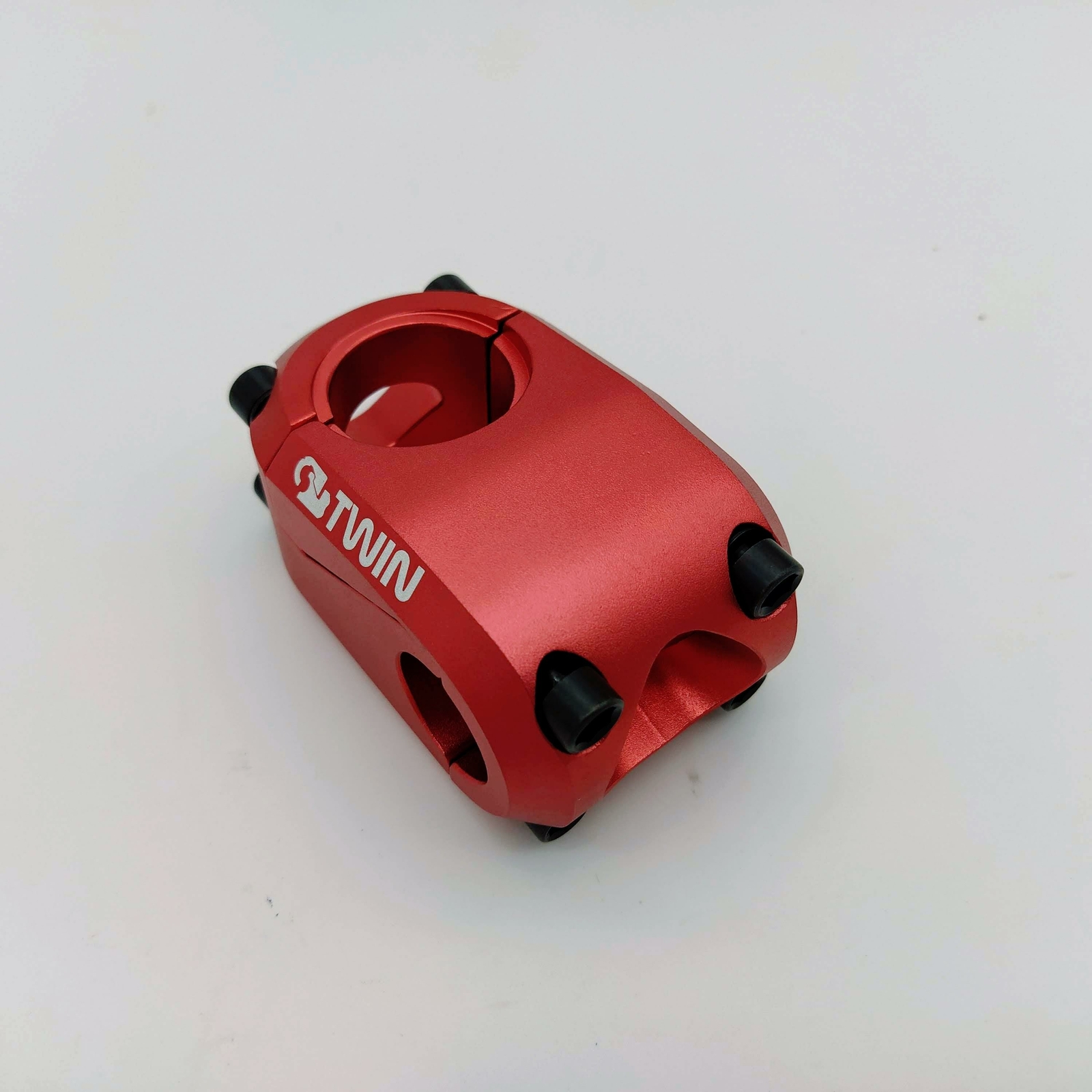 TWIN DRIVE FULL CNC BMX BIKE STEM 22.2MMX43MMX1-1/8″ Red