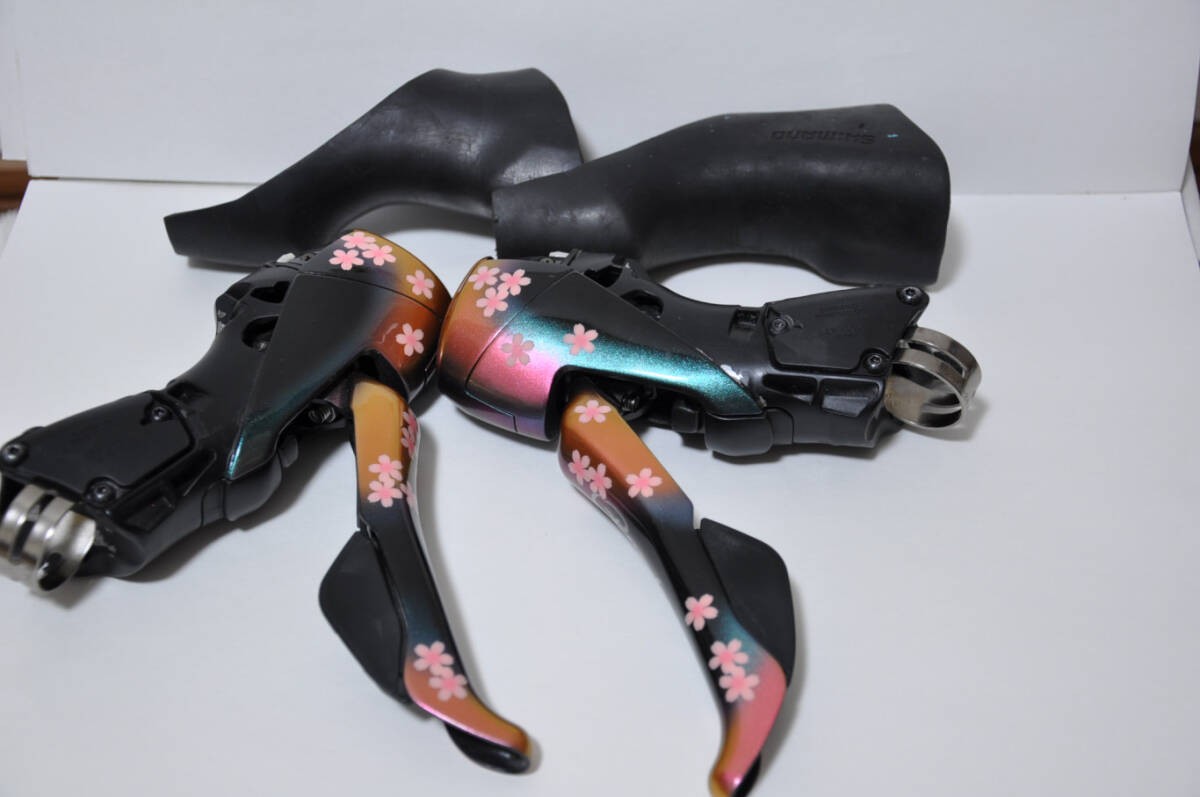 ST-RS505 Hydraulic brake 11 speed restored & painted Cherry blossoms in full