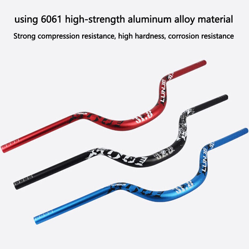 Mountain Bike High Handlebar 31.8mm Length 720mm Rise 30/90mm Aluminium Alloy US