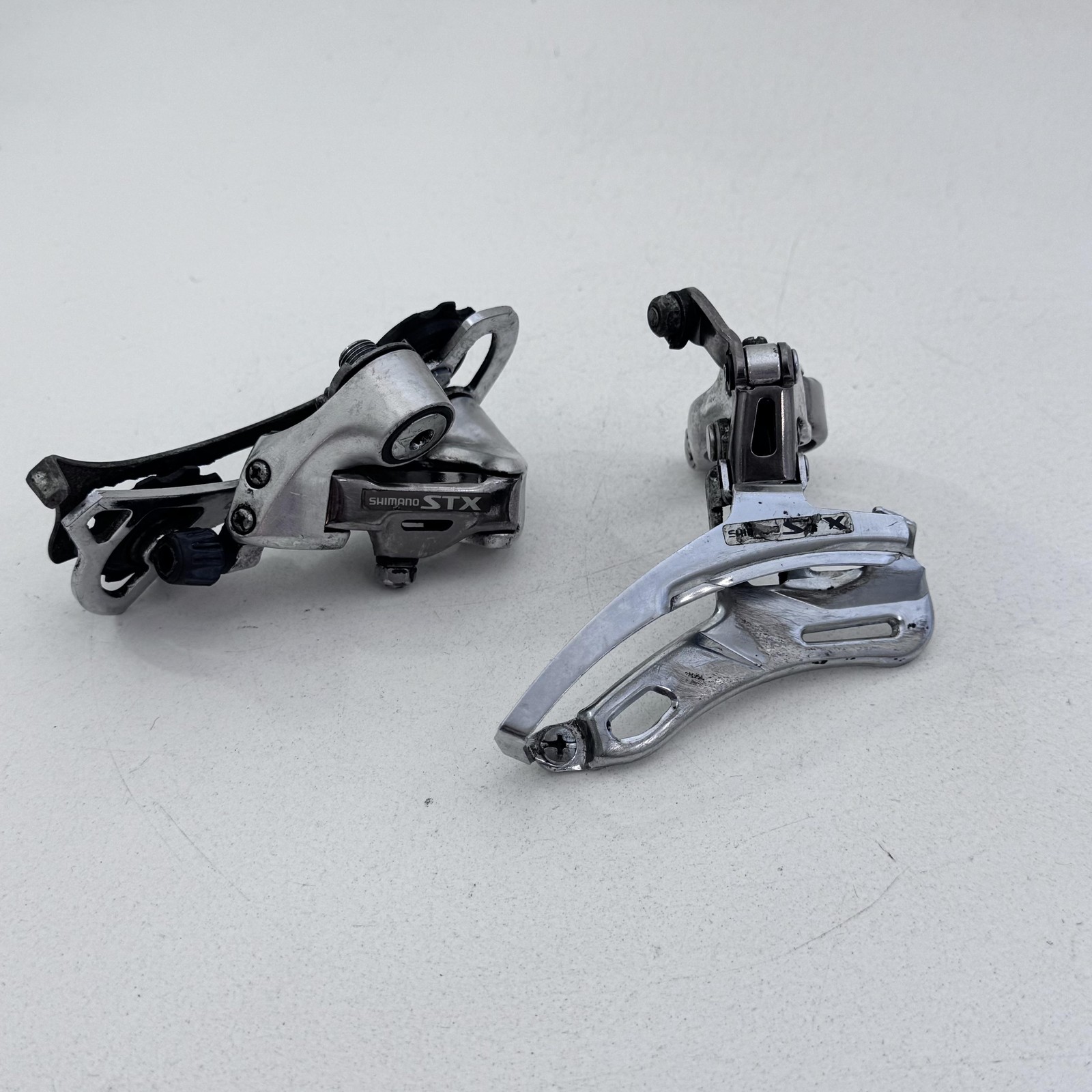 Vintage Shimano STX RD-MC30 FD-MC30 Derailleur Set 28.6mm MTB Japan A69