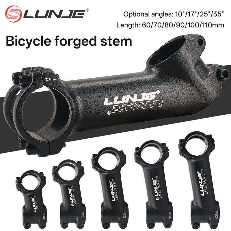 Ultralight Bike Power 60/70/80~100/110MM MTB Bike Stem 10/17/25/35 Degree Parts