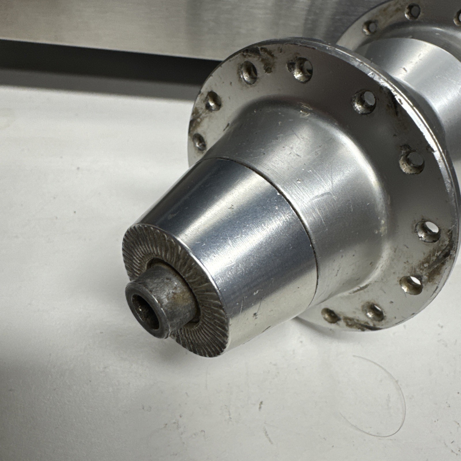 Vintage Ringle Rear Hub 28H 135mm QR Shimano HG Speed Polished Silver rare