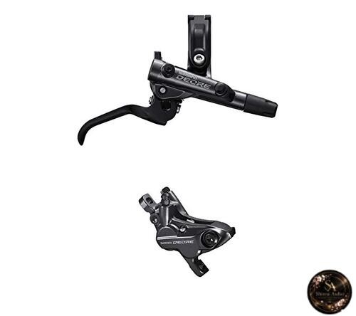 Shimano Brake Lever/Post Mount 4-Pot Caliper Front Right Black BR-M6120/BL-M6100