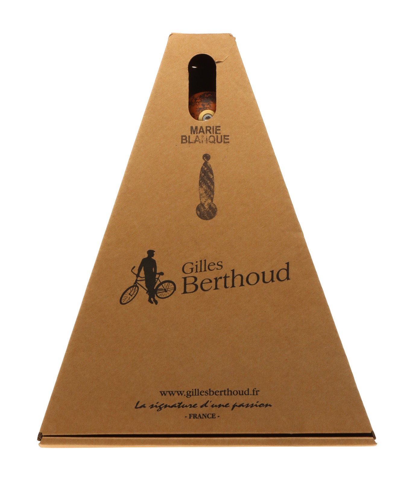 Gilles Berthoud Marie Blanque Open Saddle Steel Rails Leather Cork NEW NOS