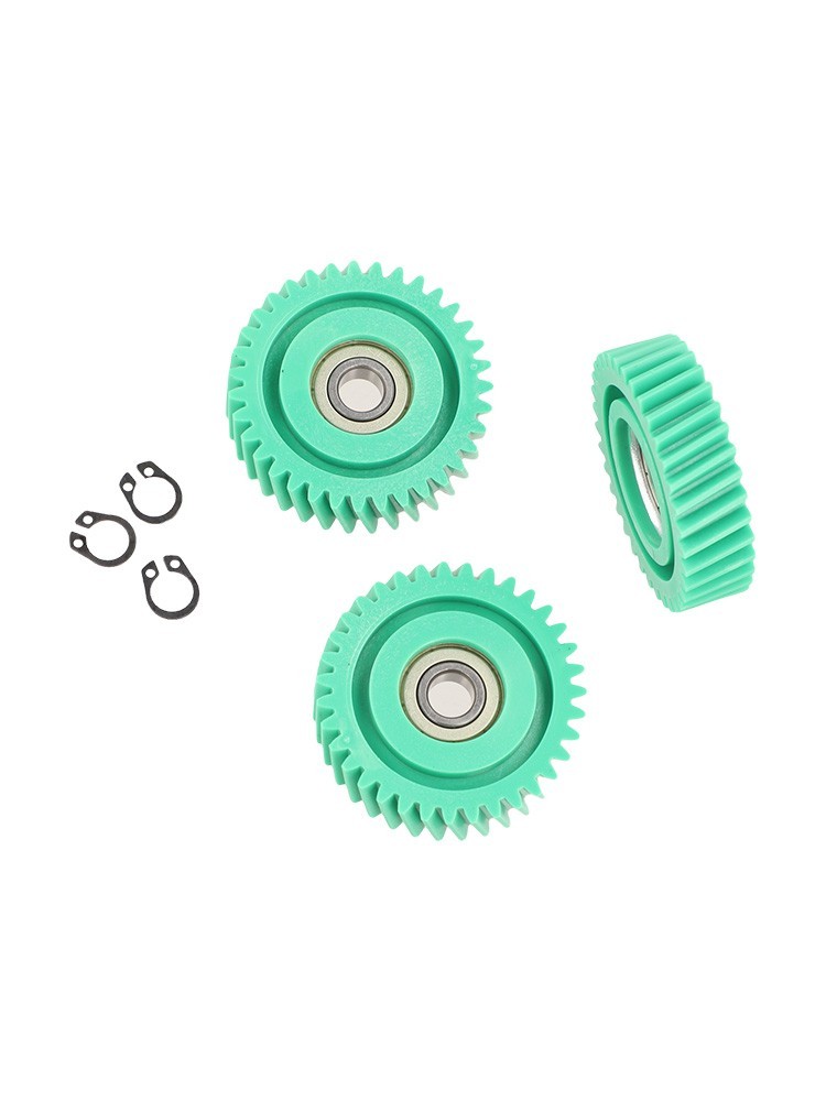 Nylon 3PCS Skew Gear with 608 Bearings for Electric Bike Motor 31T 35T