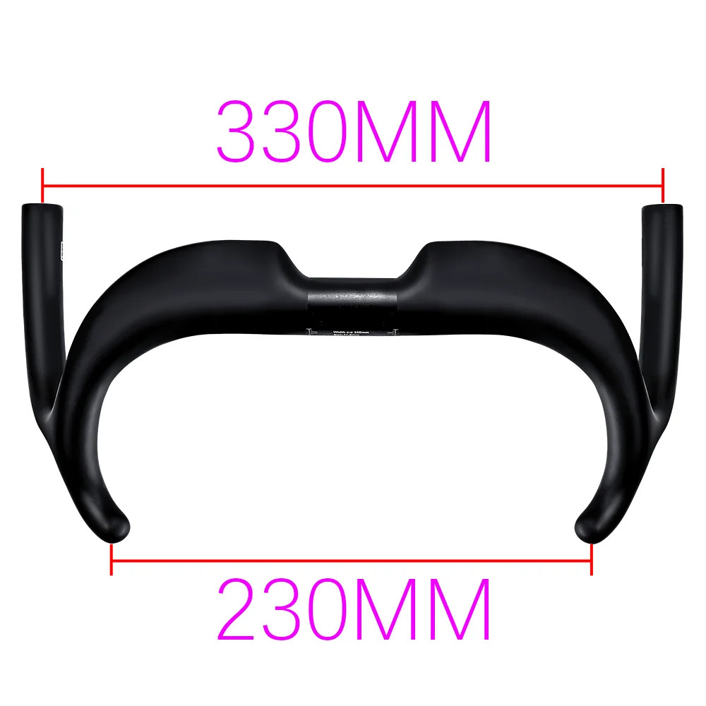 14° Carbon Road Bike Handlebars Racing Bike Handlebar Sprint Handlebars 31.8mm