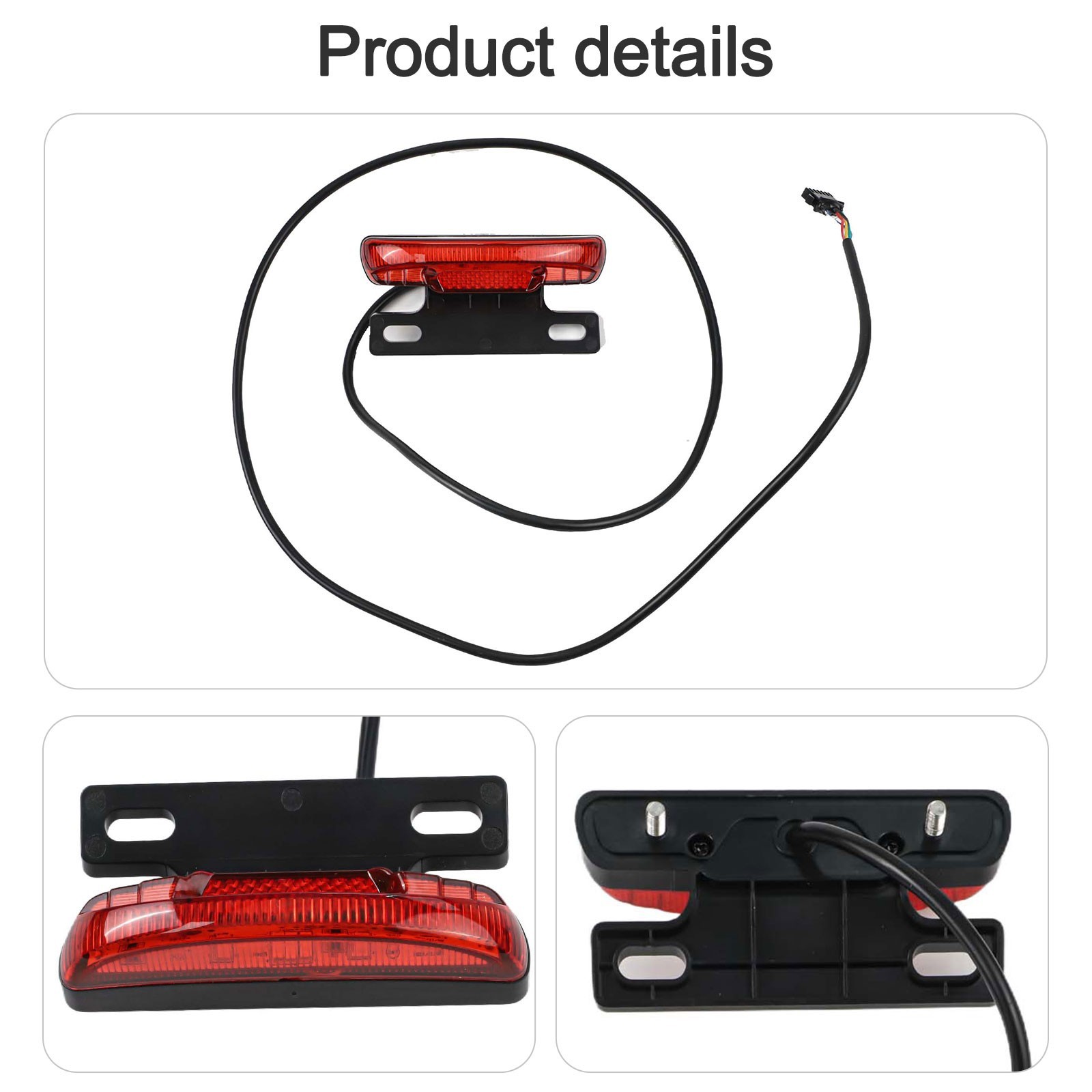 Long for service Life Electric Bicycle Tail Light Running Light 48V Rear Lamp