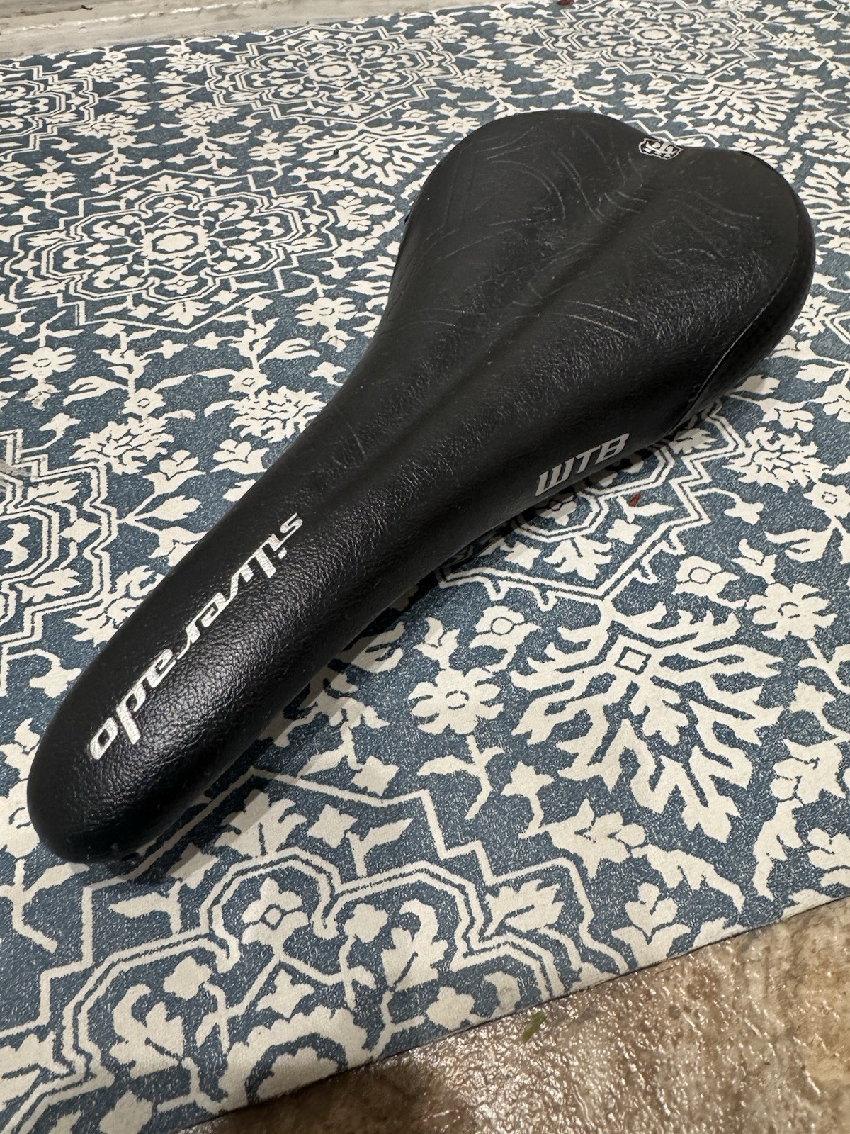 WTB Silverado Team Saddle Carbon Rails 133mm MTB Gravel Bike Seat