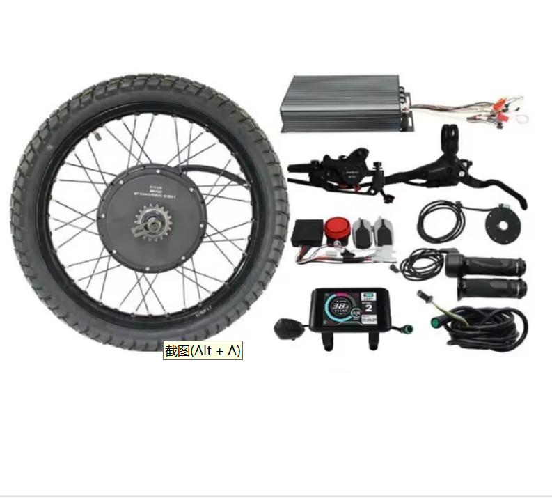 48V-72V 3000-8000W Ebike 17″ 18″ 19″ 21″ Motorcycle Rear Wheel Conversion Kit