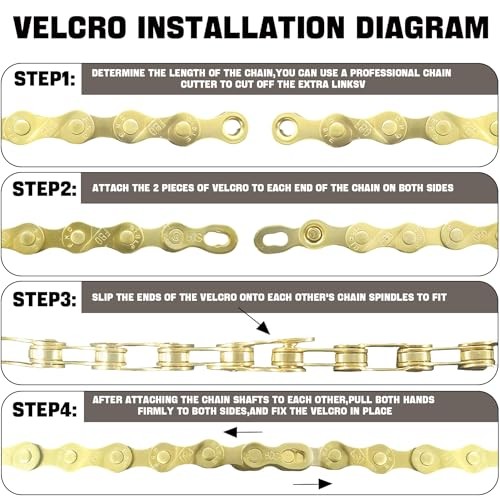 6/7/8/9/10/11/12 Speed Bike Chain – High-Strength, Durable & Gold-6/7/8-Speed