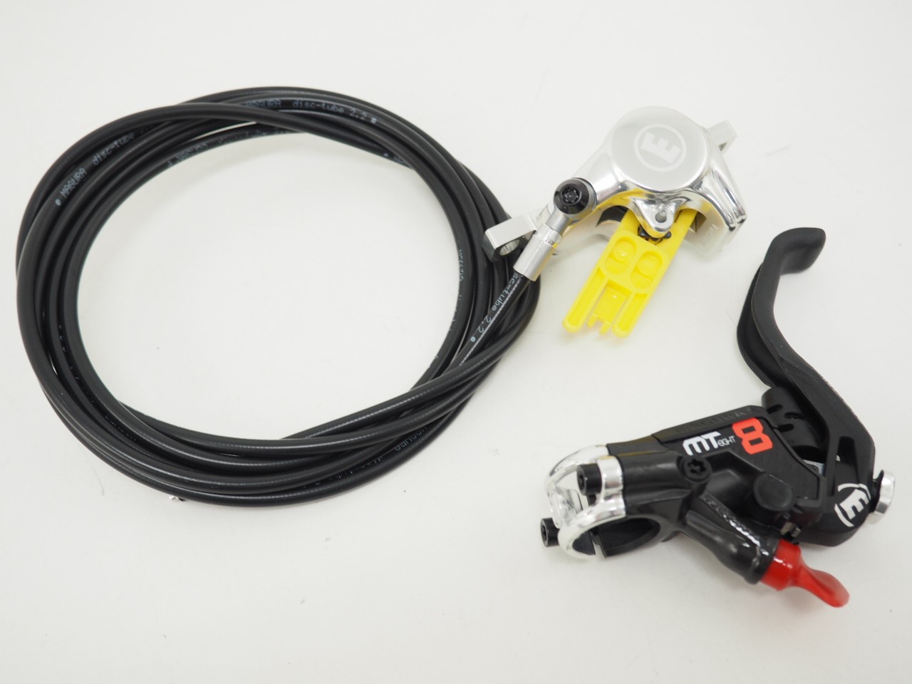 New! Magura MT8 Pro Silver Disc Brake Lever + Caliper Front or Rear Post Mount