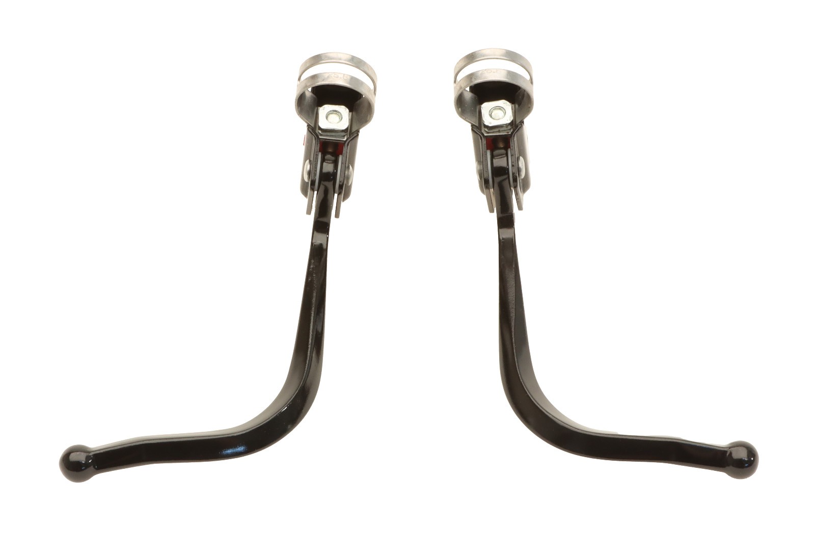 Dia-Compe DC139 Guidonnet Bullhorn Brake Levers 23.8mm Clamp Black NEW NOS