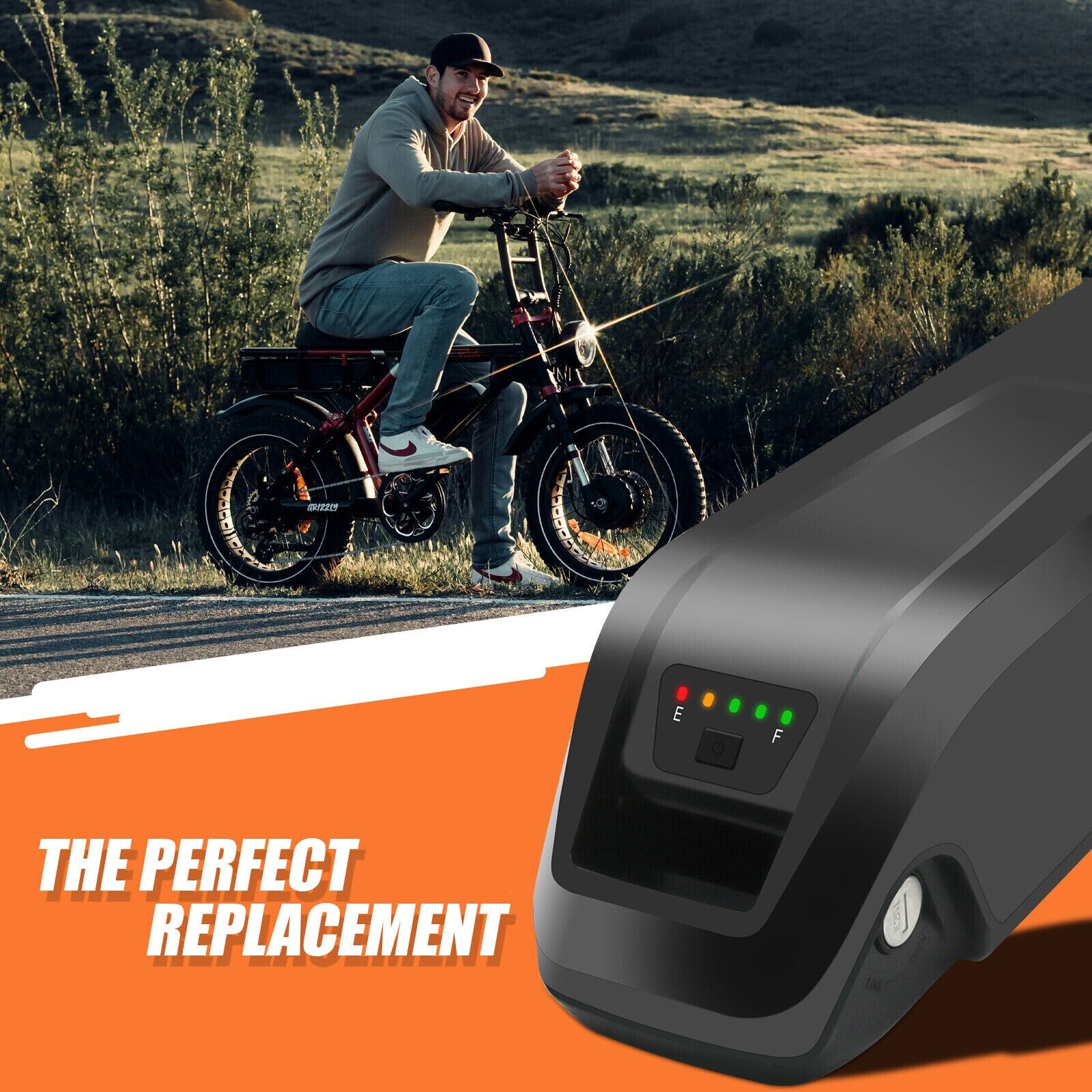 36V 48V 52V 10/15/20AH Lithium Battery BMS For 200W-2000W Ebike Electric Bicycle