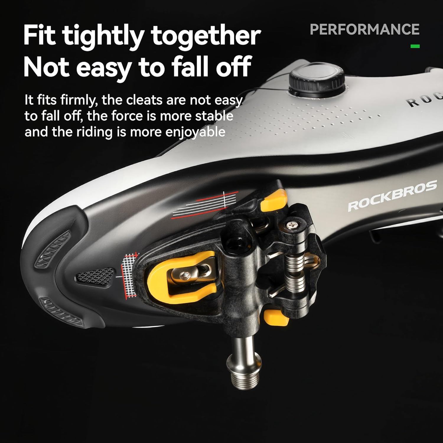 SPD-SL Compatible Road Bike Pedals–Only 90G Ultralight Clipless Pedals (180G/Pai