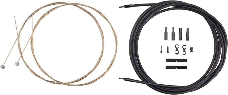NEW Jagwire Pro Brake Cable Kit Mountain SRAM/Shimano Black