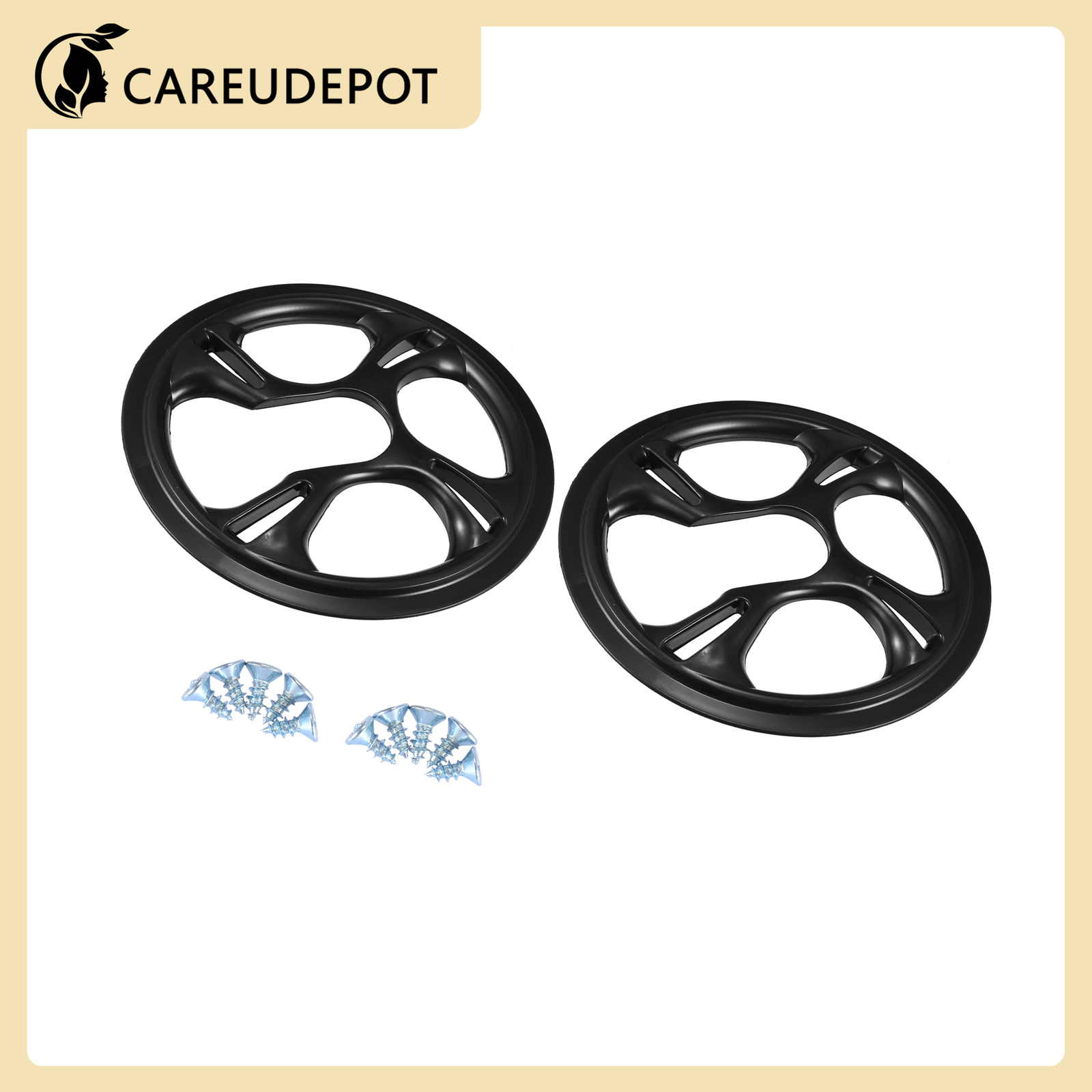 48 Teeth 12cm 4 Hole Bike Crankset Chain Wheel Cover Universal Item of 2
