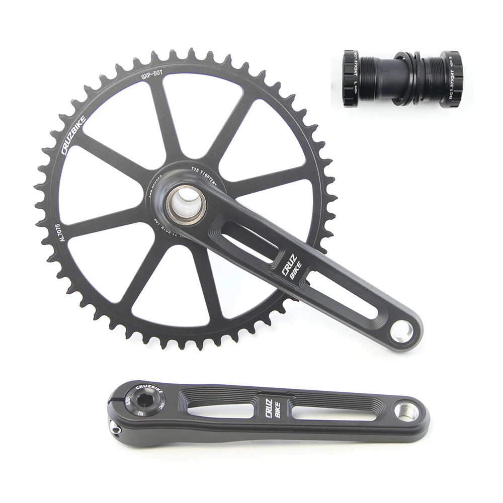155/160/165/170/175mm Folding BIke/Road Bike Crankset BB Hollow Tech Sprocket