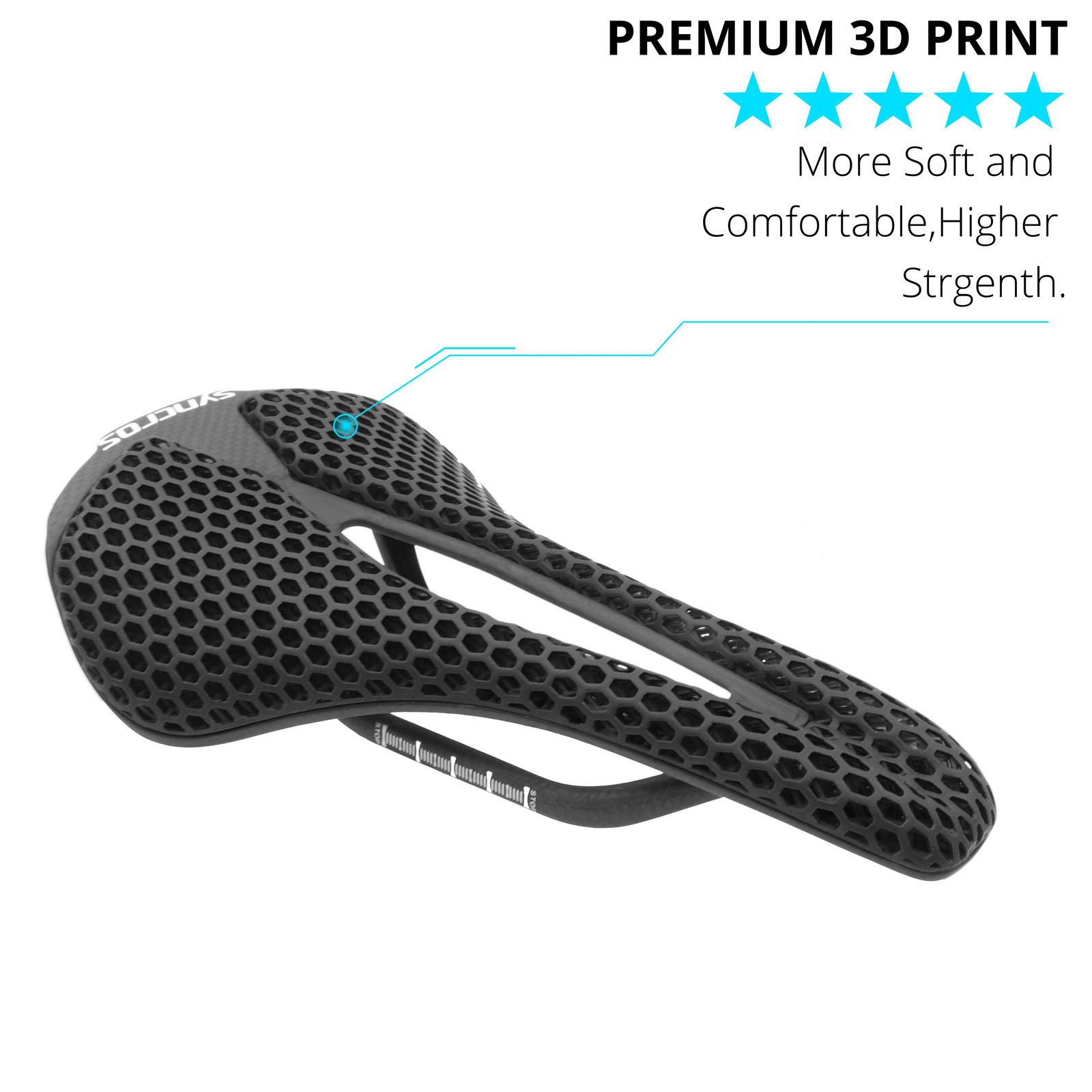 3D Printed Ultralight Bicycle Saddle 146g 248x137mm Carbon Saddle Bicycle Seats