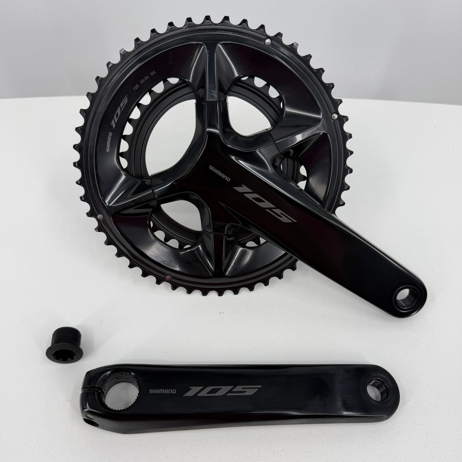 Shimano 105 FC-R7100 12-Speed Crankset 170mm 50-34T Black