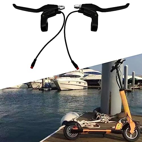 108PDD Ebike Brake Lever Set 2 Pin Male Brake Levers, Left and Right Power Off
