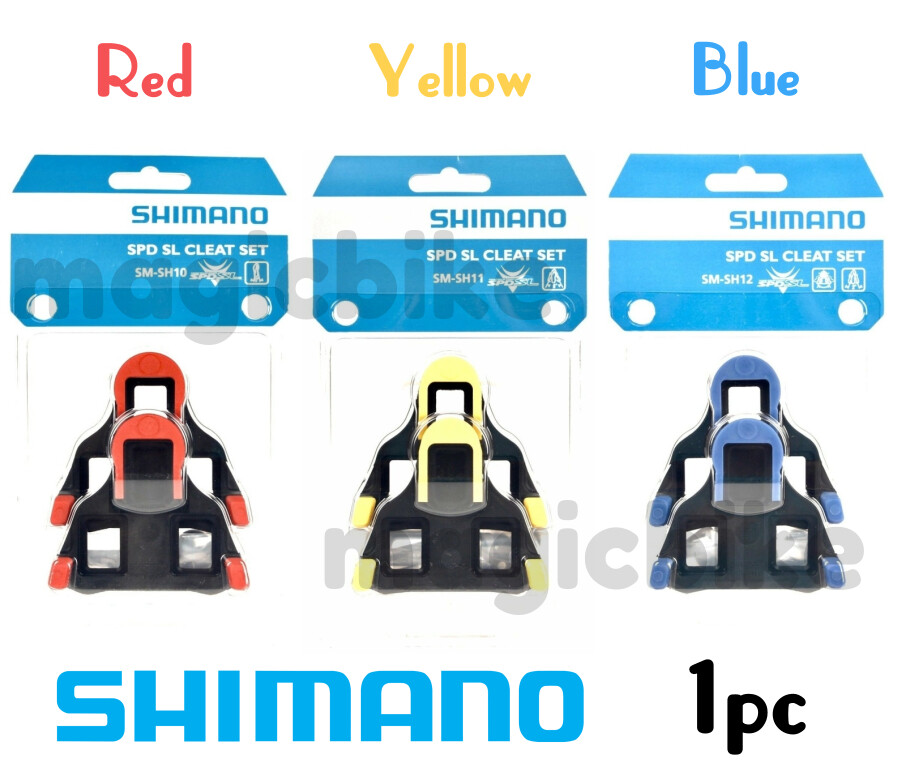 Shimano (SM-SH10/SH-11/SH-12) SPD-SL Road Pedal Cleats Set Fit 9100 8000 105 NIB