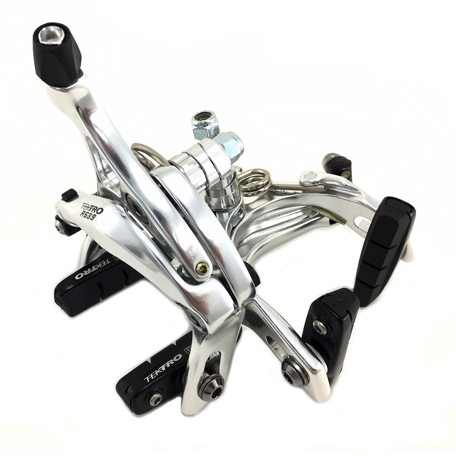 TEKTRO R539 Caliper Brake Set 47-59mm with QR Nutted Mount , Silver