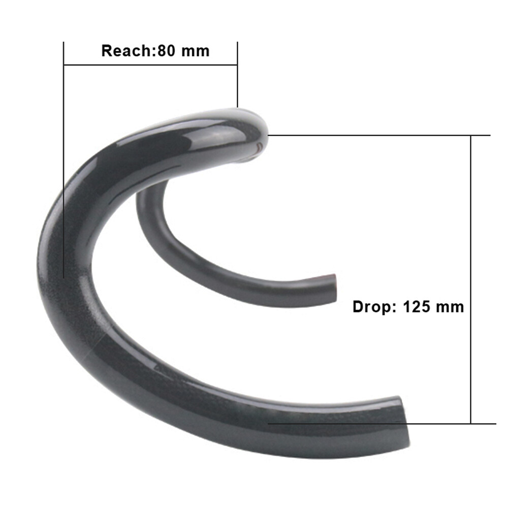 Ultralight Carbon Racing Bike Handlebar Drop Carbon Road Bent Bar For Cycling