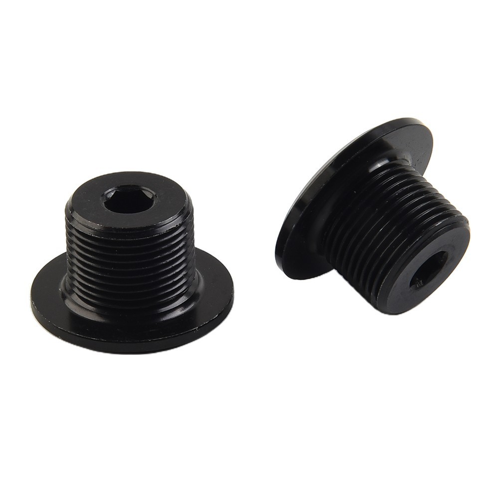 Brandnew Crank Screw Ebike Repair Screw Black High Quality M15x0.75 23.8mm Nut