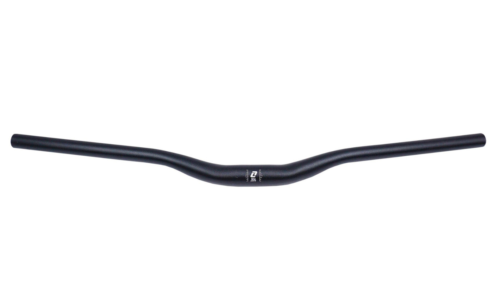 ZOOM Mountain Bike Handlebar 31.8mm clamp dia Matt Black Alloy 25mm or 45mm rise