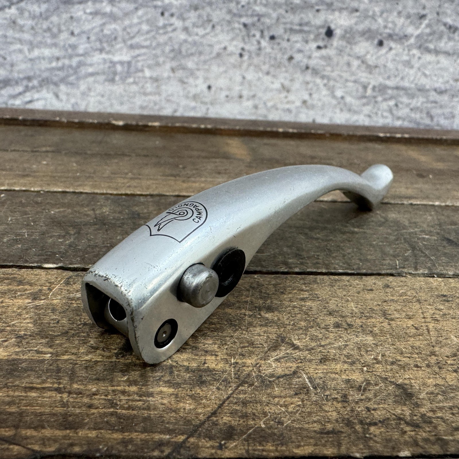 Vintage Campagnolo Brake Lever Blade Silver 4-Finger Drop Bar Road 23.8mm Handle