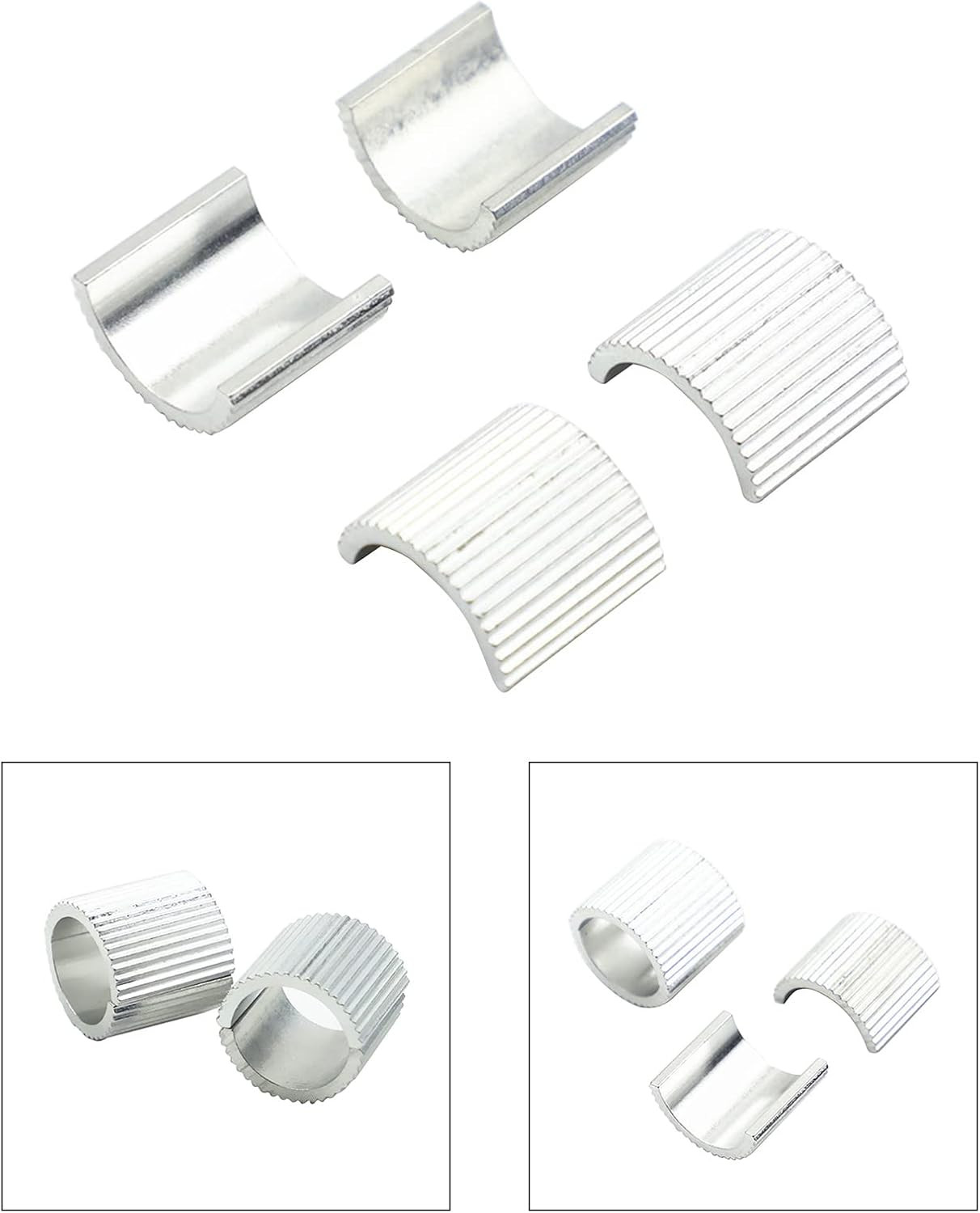 22mm to 28mm Motorcycle Handlebar Shim Spacer Aluminum Adapter Sleeve