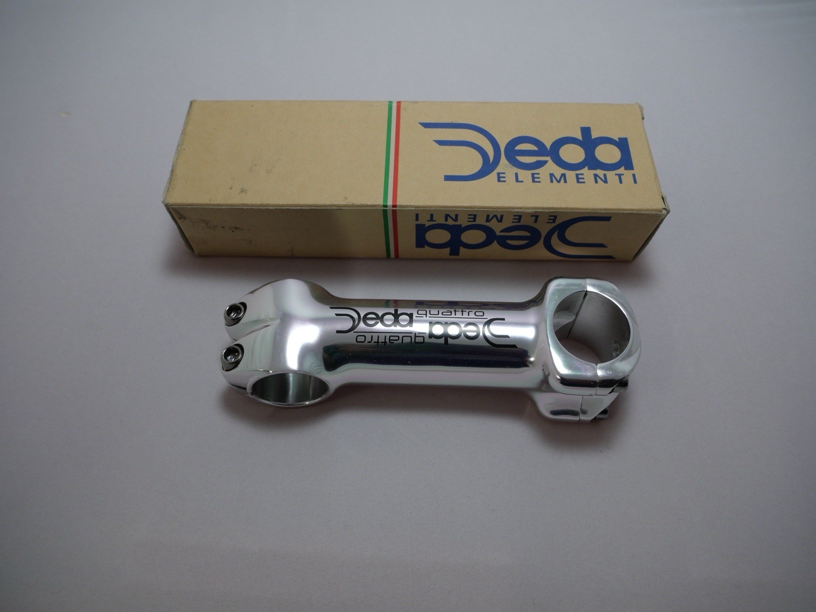 Deda Elementi Quattro HPS Threadless Stem 26mm 1 1/8in Steerer 120mm Silver