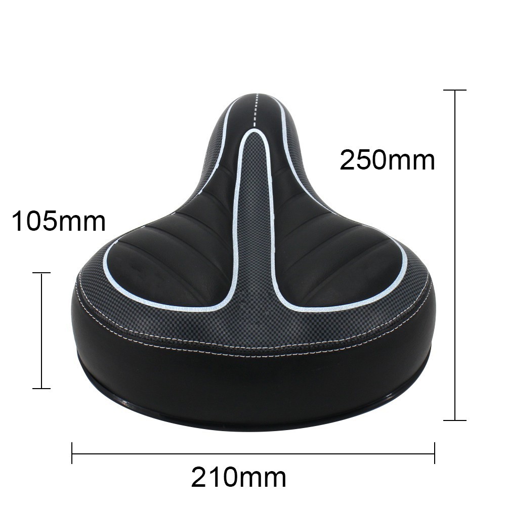 Comfort Wide Big Bum Soft Gel E-bike Bicycle Saddle Seat Air Cushion Gel Pad