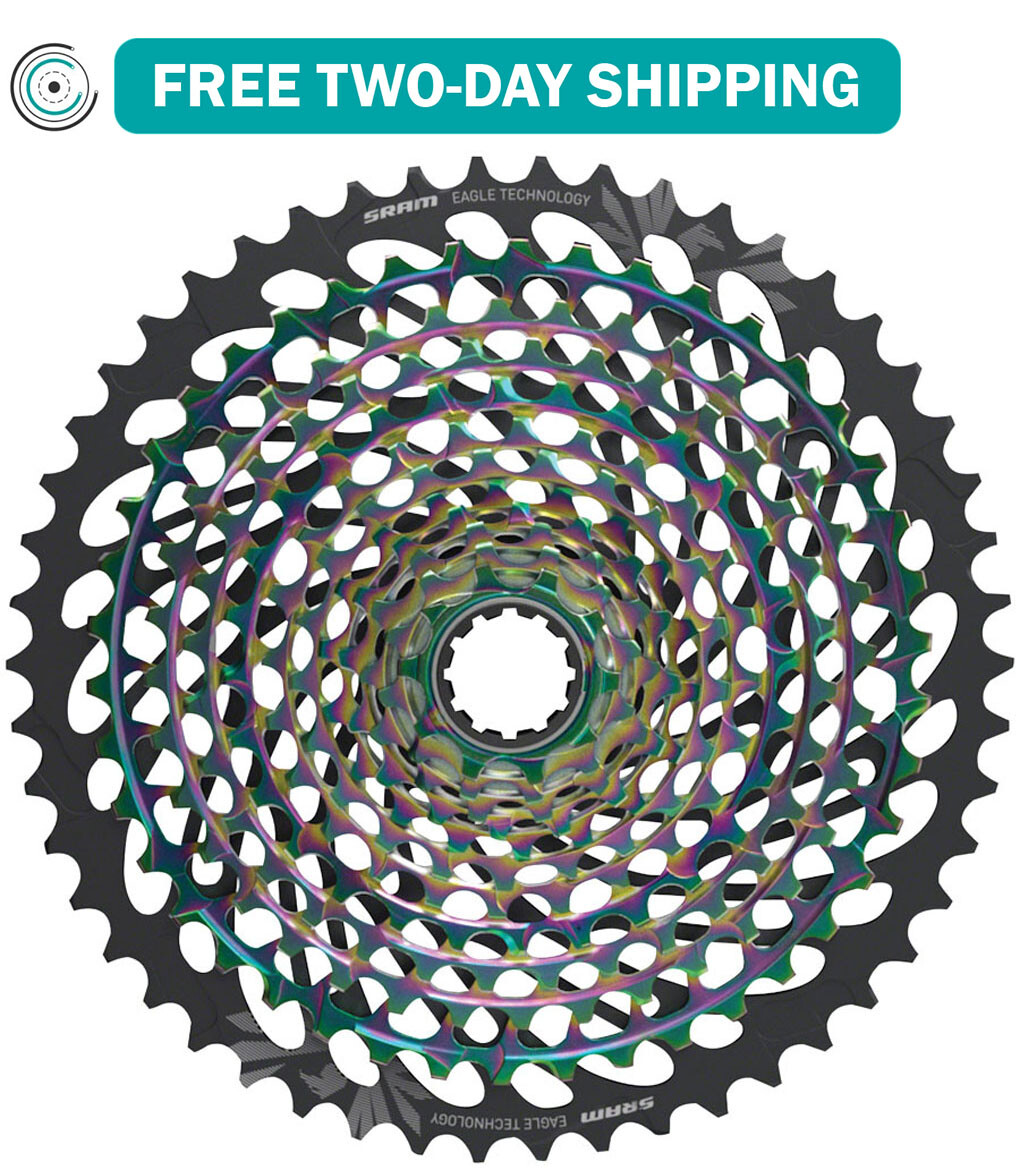 SRAM XX1 Eagle AXS XG-1299 Cassette – 12-Speed, 10-50t, Rainbow, For XD Driver