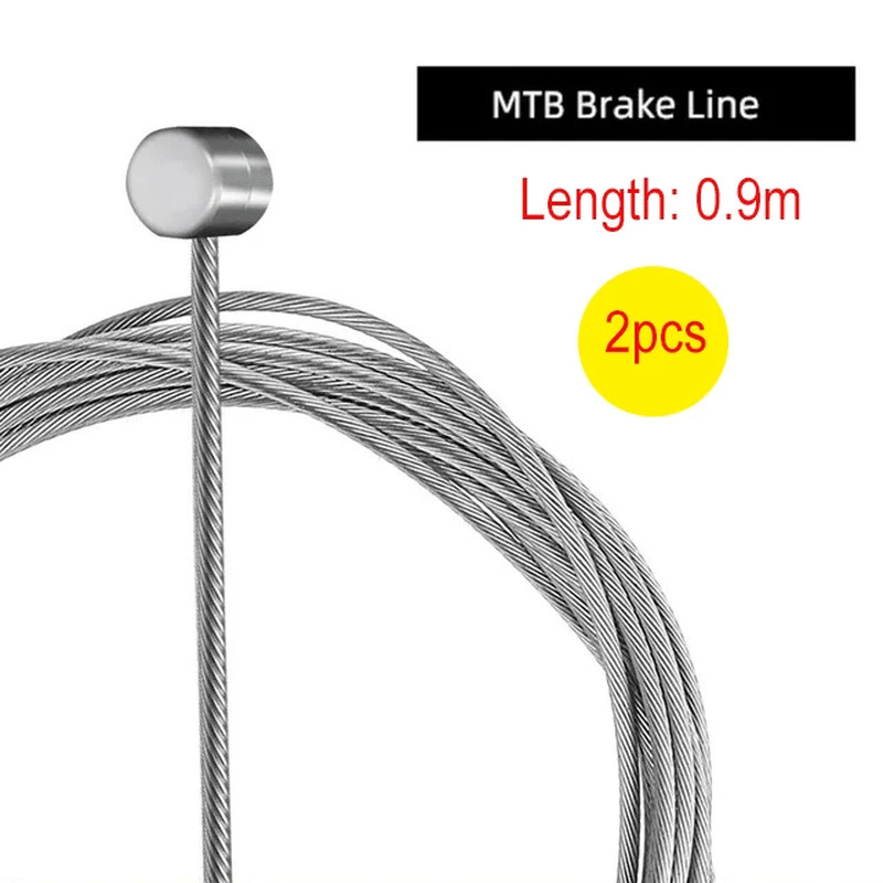2PCS Bike Brake Shift Cable Inner Wire MTB Road Fixed Gear Bicycle Cable