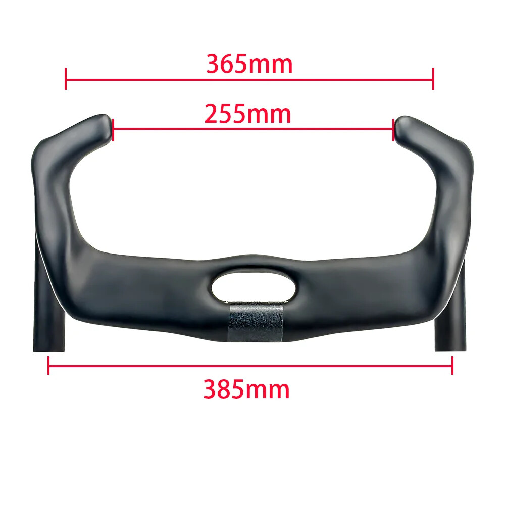 BALUGOE Carbon Fiber Track Cycling Handlebar TT Bike Handle Bar 31.8mm UCI