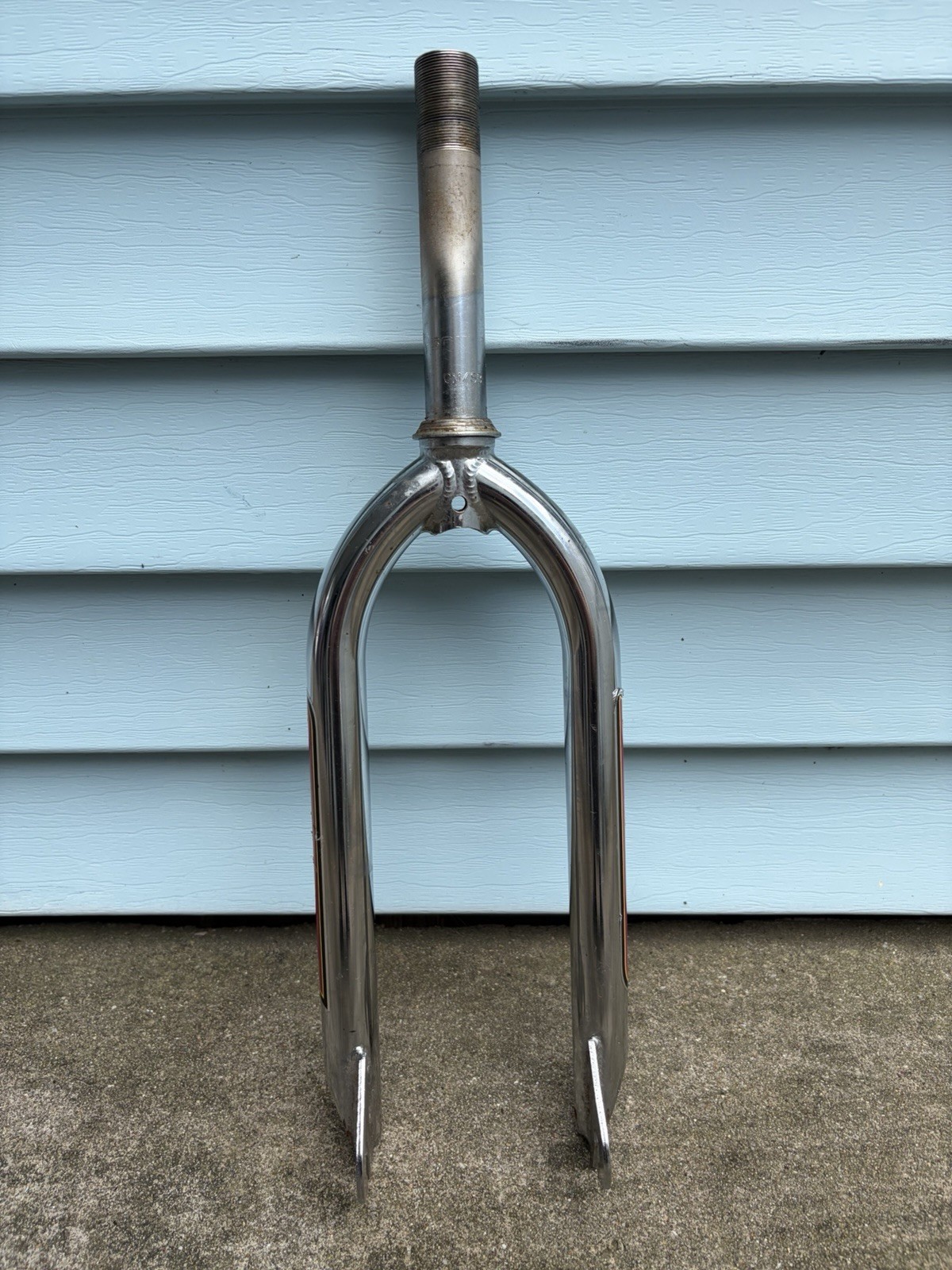 Vintage GT Spinner BMX Fork 20in 1 In Threaded Chrome Old School Forks