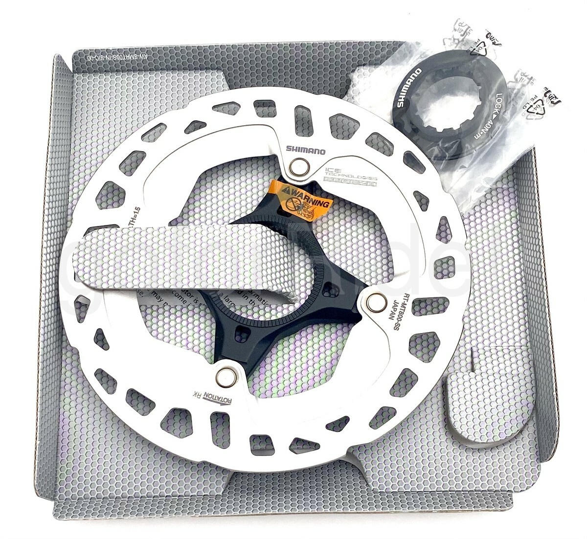 Shimano XT Ice-Tech RT-MT800 Center Lock Bike Disc Brake Rotor 140mm IRTMT800SSI