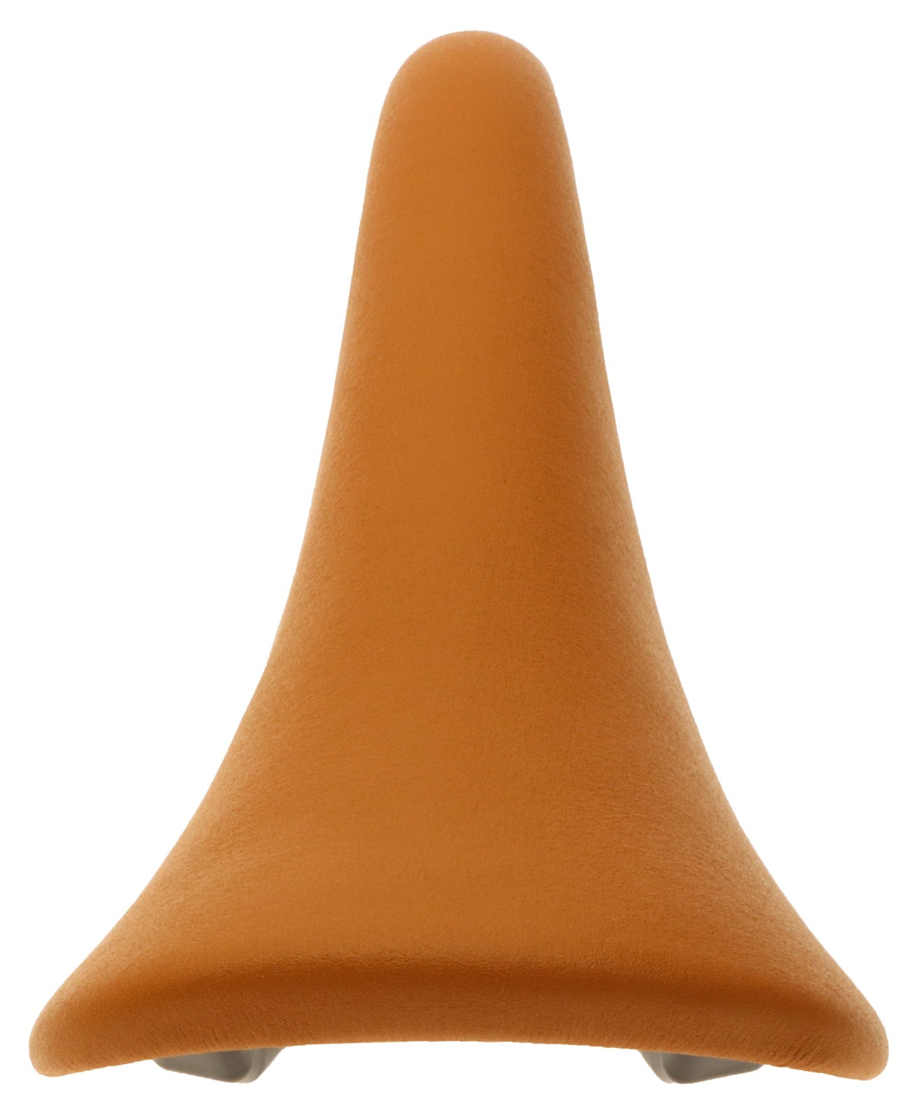 Kashimax Aero AX-4A Padded Saddle Standard Rails Smooth Leather Brown NEW NOS