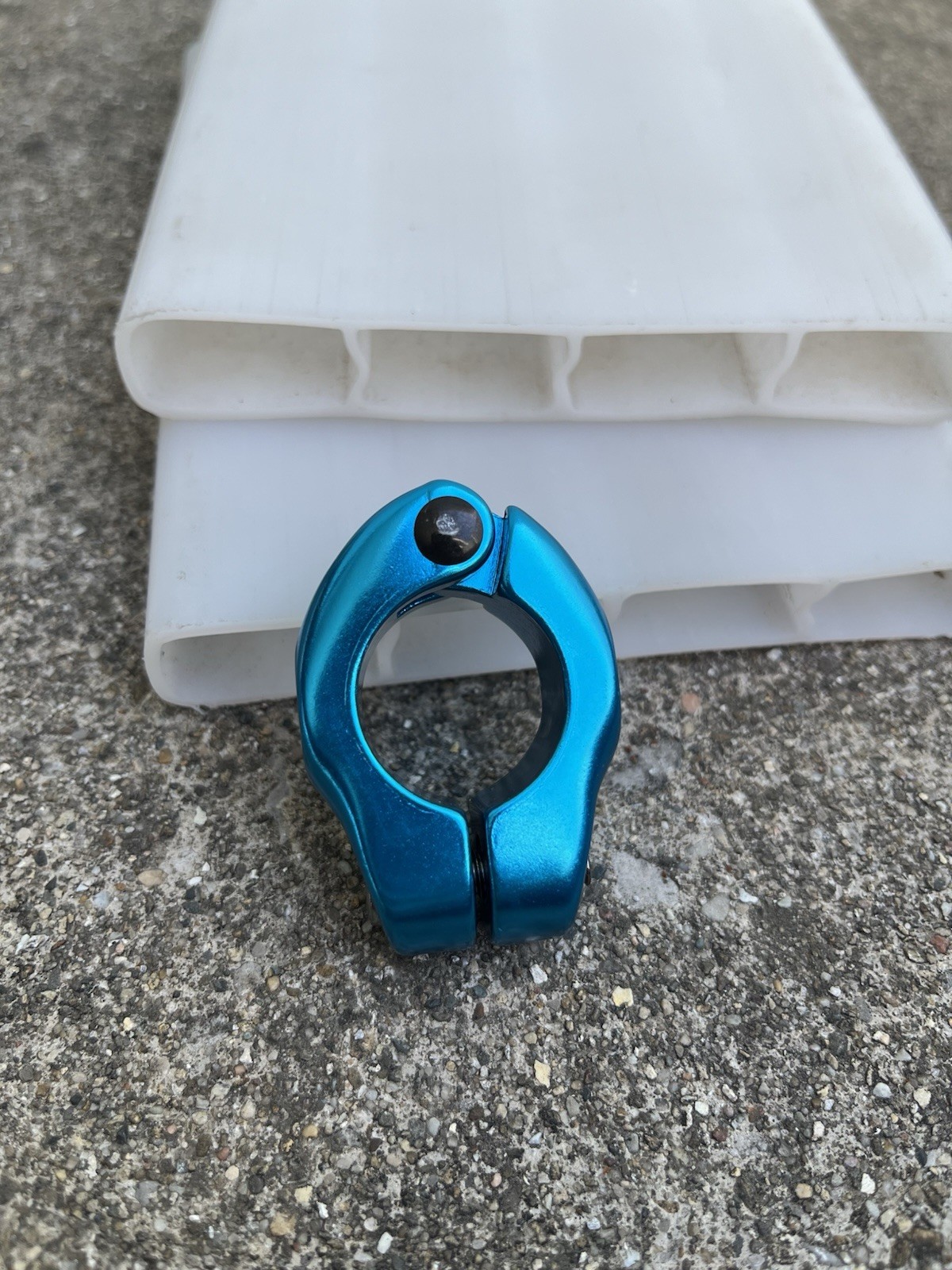 DIA-COMPE MX 1500 HINGED SEAT POST CLAMP 25.4mm (1″) Teal New Bmx