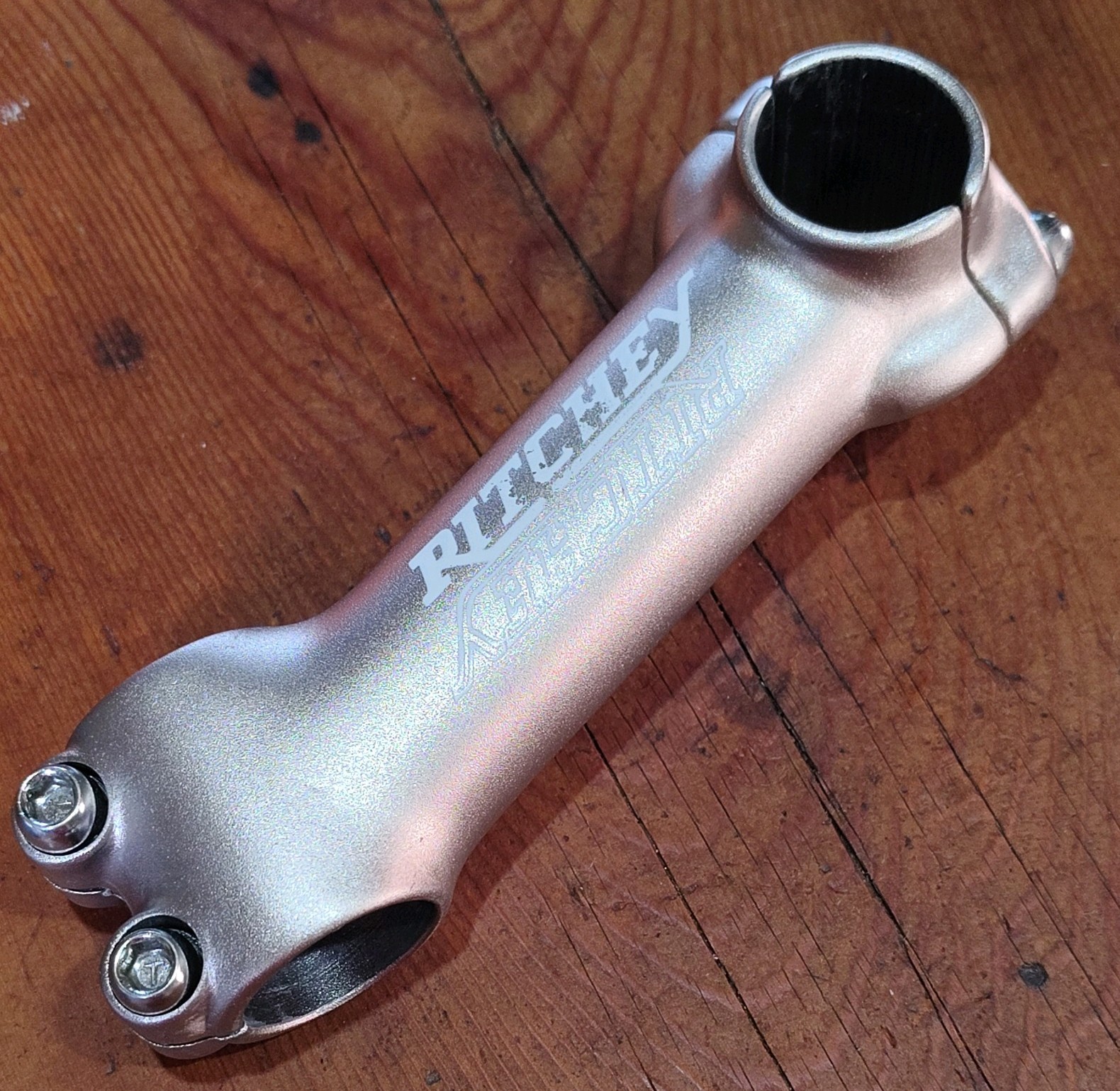 Ritchey Threadless 1″ Stem Aluminum Alloy 110 mm Reach 25.8 Clamp Silver 15d+/-